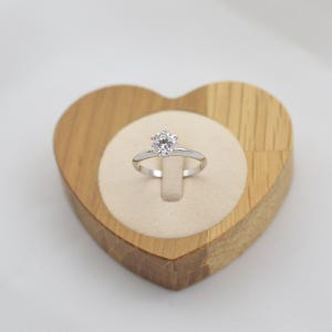 1.00캐럿 랩그로운다이아몬드 반지  은(실버925), 레이첼