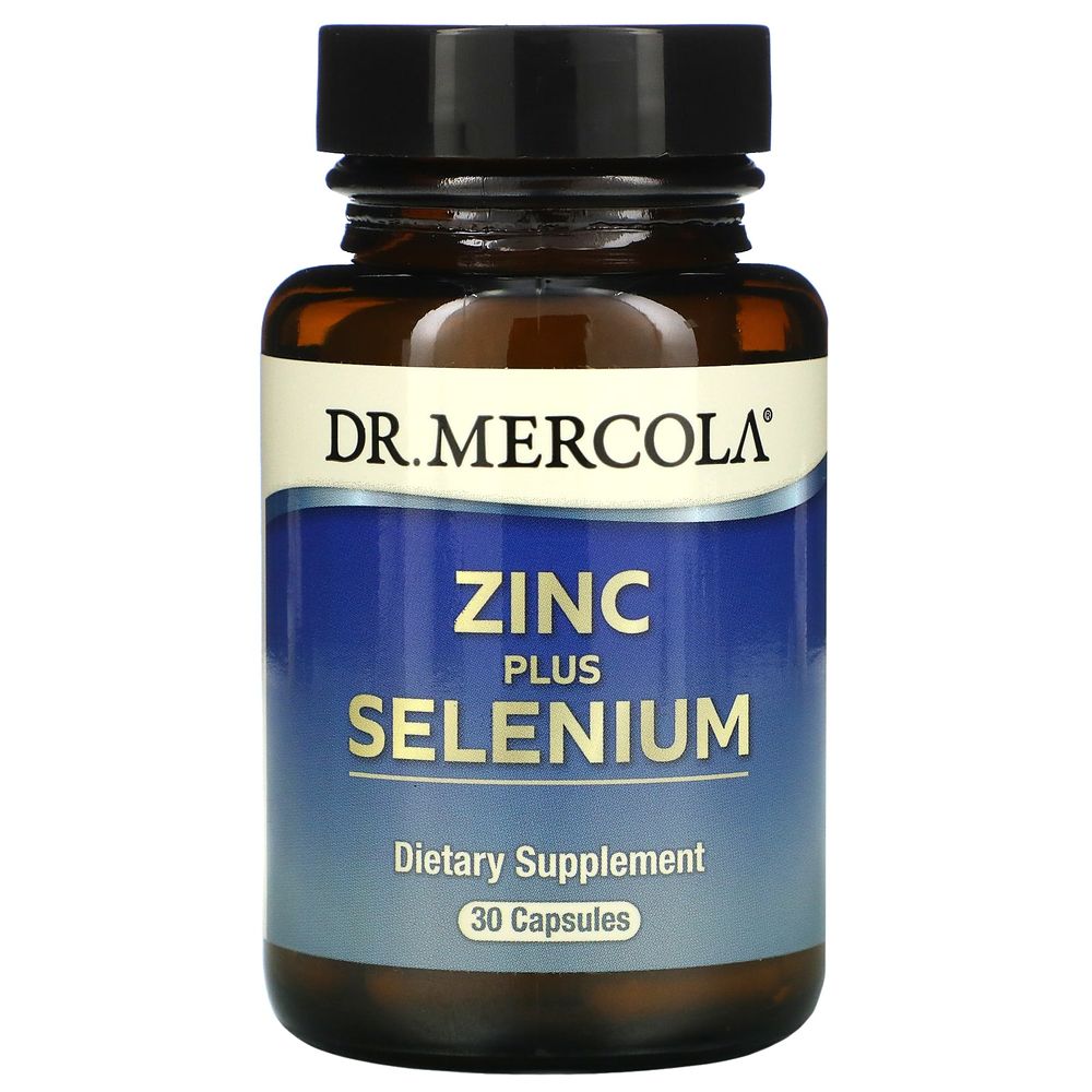 <b>Dr Mercola</b> 아연 플러스 셀레늄 30정 셀렌 효모 세레늄 <b>임산부</b>  3개