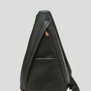 [헤지스 액세서리] [ASTER] 아스터 블랙 인조가죽 슬링백 HJBA4F873BK