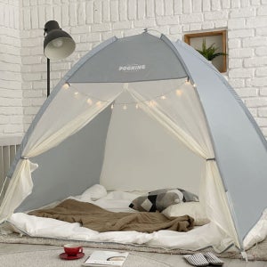 포그내 포그닝 난방텐트 싱글 원터치 실내 방한 보온