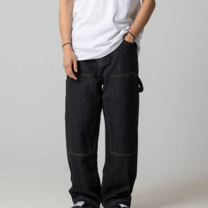 [디키즈] 더블니 카펜터 데님 팬츠 Black DIKM241LRDE305BK