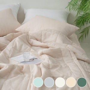 [올리비아데코] 쿨데이3 인견 여름 차렵이불/이불세트(S/Q)