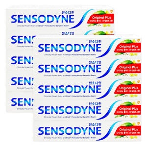 센소다인 센소다인 오리지날 플러스 치약 100g x 10개 최신제조