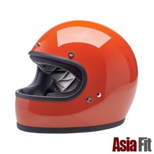 빌트웰 그링고 아시아핏 해저드 오렌지 할리헬멧
