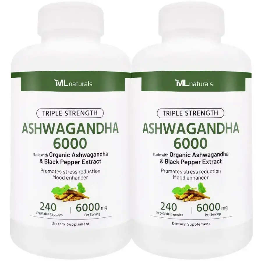2병 마이라이프 내추럴스 아쉬와간다 6000mg 240 야채캡슐