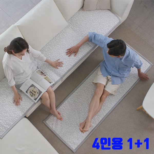 쿨집 에어쿨 냉감 매쉬 소파패드 여름 쇼파 3인용 65x180cm 소파매트