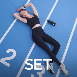 익스트림프로 에어로빅복 트레이닝 레깅스+브라탑 러닝 세트