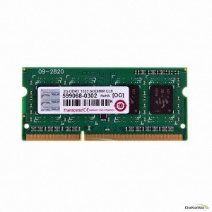 트랜센드 노트북 DDR3 2G PC3-10600 JM1333KSN-2G