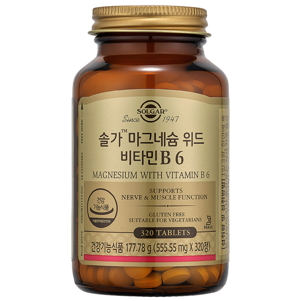 솔가 마그네슘 위드 비타민 B6 320정, 1개