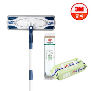 3M 대형 미드나잇 막대걸레+정전기청소포 60매+물걸레 청소포 30매