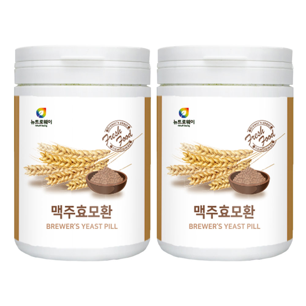 뉴트로웨이 맥주효모환 230g 2통  2개