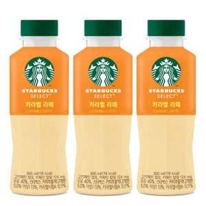 [동서식품]스타벅스 셀렉트 카라멜 라떼 300ml x 6페트 [갤러리아]
