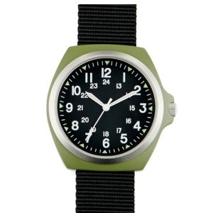 MWC 시계 Mwc 이라크전 미군시계 - 올리브X블랙
