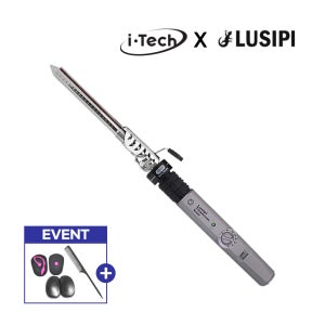 아이텍 루시피 티타늄 압력 조절 원권 아이롱 10mm (고급형) [사은품 : 고무귀덮개+아이롱꼬리빗 증정]