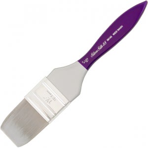 실버브러쉬 8814S SILVER SILK 88 SHORT 배경붓 넓은붓 빽붓 납작붓 낱자루