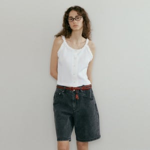 [이울라이] Shudder sleeveless blouse Ivory