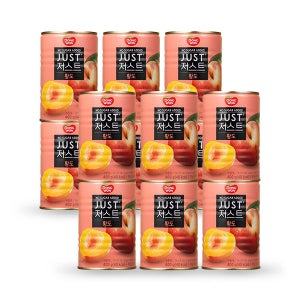 동원 저스트 노슈가 황도 2절 400g x 12캔