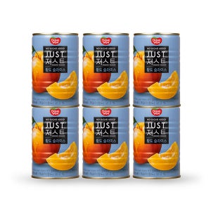 동원 저스트 노슈가 황도 슬라이스 400g x 6캔