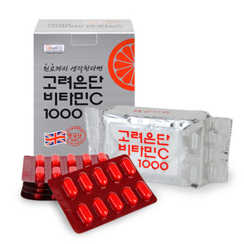<b>고려은단</b> 비타민C1000 120정 온가족 <b>성장기</b> 청소년 성인 남성 여성 직장인 중성비타민c 유재석비타민