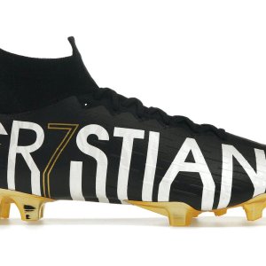 나이키 머큐리얼 수퍼플라이 6 엘리트 CR7 FG 크리스티아누 호날두 블랙 골드 CJ7902007