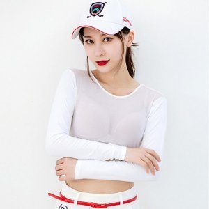 갓샵 여성 여름 골프 쿨 이너 웨어 2size 냉감 골프웨어 티셔츠 티 긴팔 여자 메쉬 탱크탑 골프이너웨어