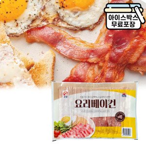 사조오양 요리베이컨 1kg 슬라이스 베이컨 사조오양  (드라이) (16개마다부과)