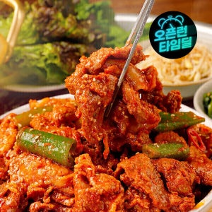 초량 기사식당 제육볶음 1kg+1kg(총2kg) /2세트 구매시 2000원 할인/저온숙성 고추장 특제소스