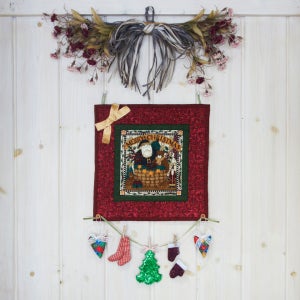 🌸크리스마스 산타 벽걸이와 리스-1🌸X-Mas 장식, 니나 크래프트 (Nina Craft)