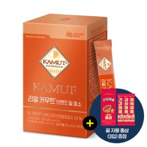 대상웰라이프 리얼 카무트 브랜드 밀 효소 3g (30포입) 높은 효소역가 캐나다산 정품 카무트 발효효소