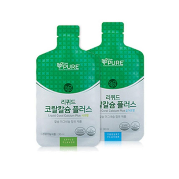 리브퓨어 <b>리퀴드 코랄칼슘플러스</b> 파우치 <b>요거트향</b>  30ml  28개