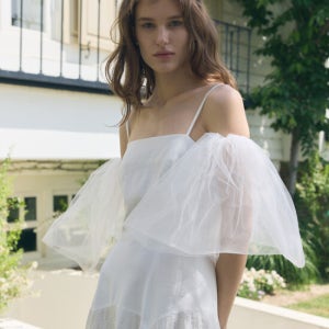 폴앤앨리스 Camisole Flared Dress / White