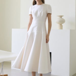 폴앤앨리스 [맞춤 제작] Flared Maxi Dress / Ivory