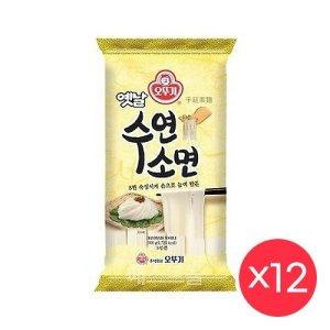 [롯데백화점]  [오뚜기] 옛날국수 수연소면 1박스 (500g x 12개입) LE1217159561