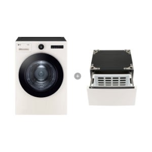 LG 트롬 오브제컬렉션 건조기 + 키높이 수납함 RD20ENEF