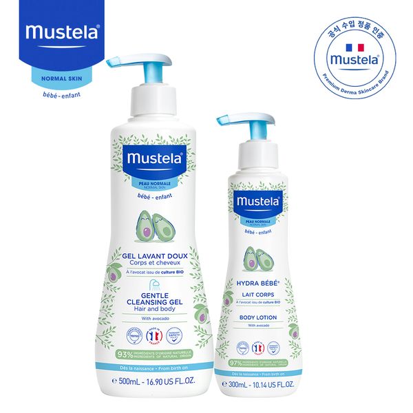 [무스텔라] 무스텔라 이드라베베 바디로션 300ml + 젠틀 클렌징젤 500ml