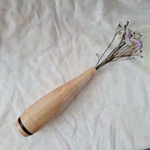 📢나무로 만든  화병   꽃병 단풍나무, JM리코더워크샵