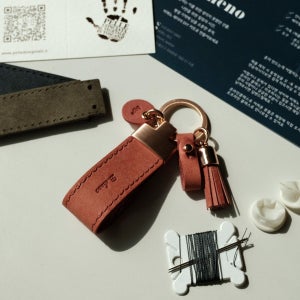 가죽 키링만들기 DIY 가죽공예키트 diy, 비체노 레더
