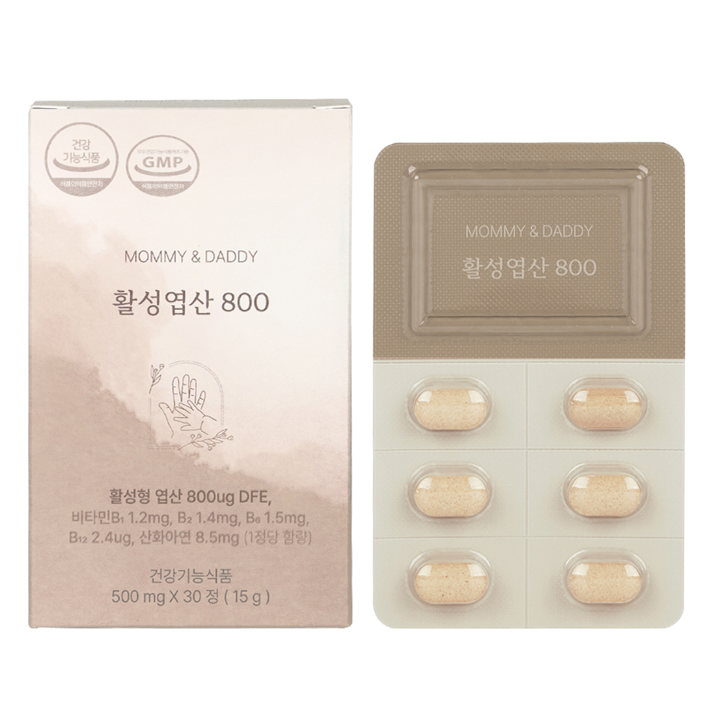 마미앤대디 활성<b>엽산</b> 800  30정  1개