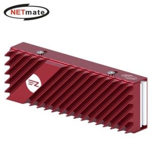 넷메이트 NM-DPI0759 M.2 SSD 알루미늄 방열판 레드