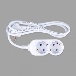 11500 알파 멀티콘센트 이코노믹 안전 멀티탭 일반형 2구 5M