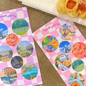 파리에서 꺼낸 조각, 공병 세트 | 감성 여행 스티커, 작은취향조각.