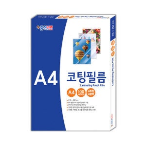 종이나라 종이나라 A4코팅필름100MIC(1권/100매)
