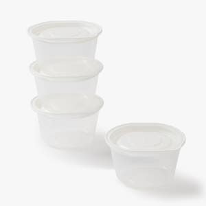 [자주] 냉장 냉동 밥용기 275ml 4개 - 투명 (J70N9021008)