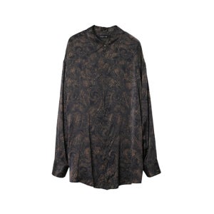 윌리엄케이팍 Moonlight Print Silk Shirt
