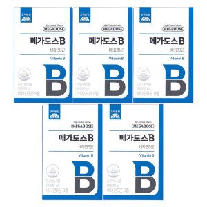 고려은단 고려은단 메가도스B 비타민B군 850mg x 60정 5개 / 써클