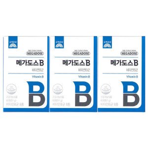 고려은단 고려은단 메가도스B 비타민B군 850mg x 60정 3개 / 써클
