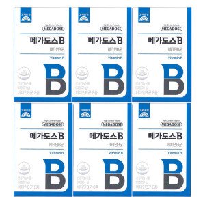 고려은단 고려은단 메가도스B 비타민B군 850mg x 60정 6개 / 써클