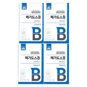 고려은단 고려은단 메가도스B 비타민B군 850mg x 60정 4개 / 써클