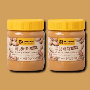 노브랜드 피넛버터 크리미 크런치 340g