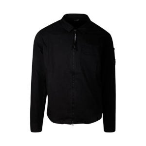 CP컴퍼니 렌즈 개버딘 자켓 블랙 16CMSH158A 002824G 999 C P 컴퍼니 지퍼 셔츠 24SS 80448181